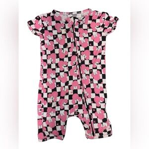 MINNIE MOUSE Millie&roo Bamboo zippy short sleeper Disney